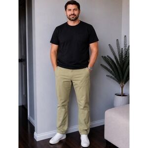 Spyder Mens Khaki Tan Nylon Spandex Stretch Performance Hiking Pants 32x32
